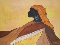 Afrikanische Frau